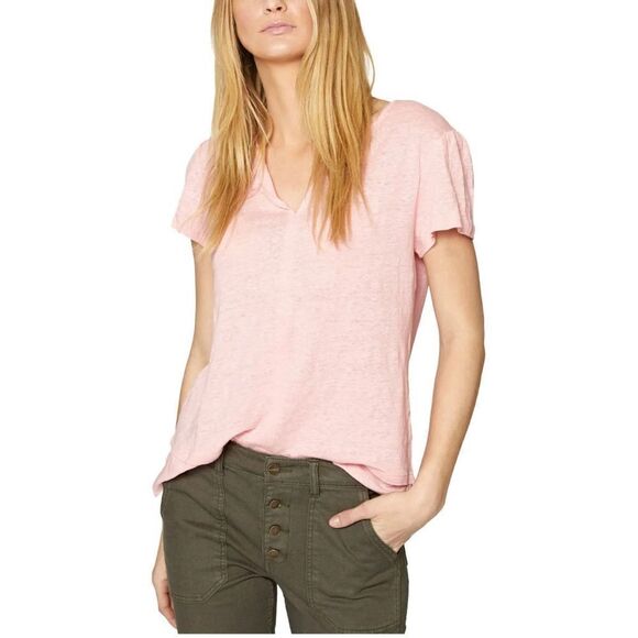 Sanctuary Clothing Womens Burnout‎ Basic T-Shirt Pink Medium - Picture 1 of 8